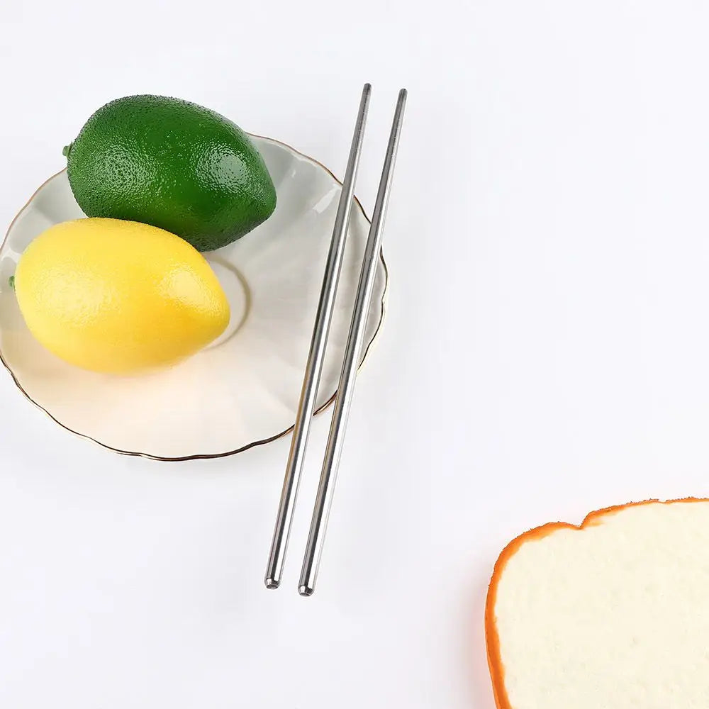 Chinese Hollow Chopsticks||Non-slip Stainless Steel Chop Stick