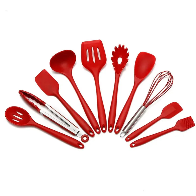 10 PCS Silicone Cookware Set||Kitchen Cooking Tools