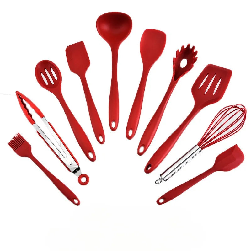 10 PCS Silicone Cookware Set||Kitchen Cooking Tools