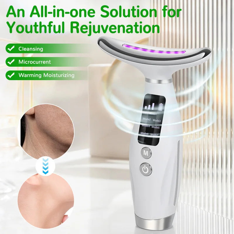 7 Color Facial Neck Massager
