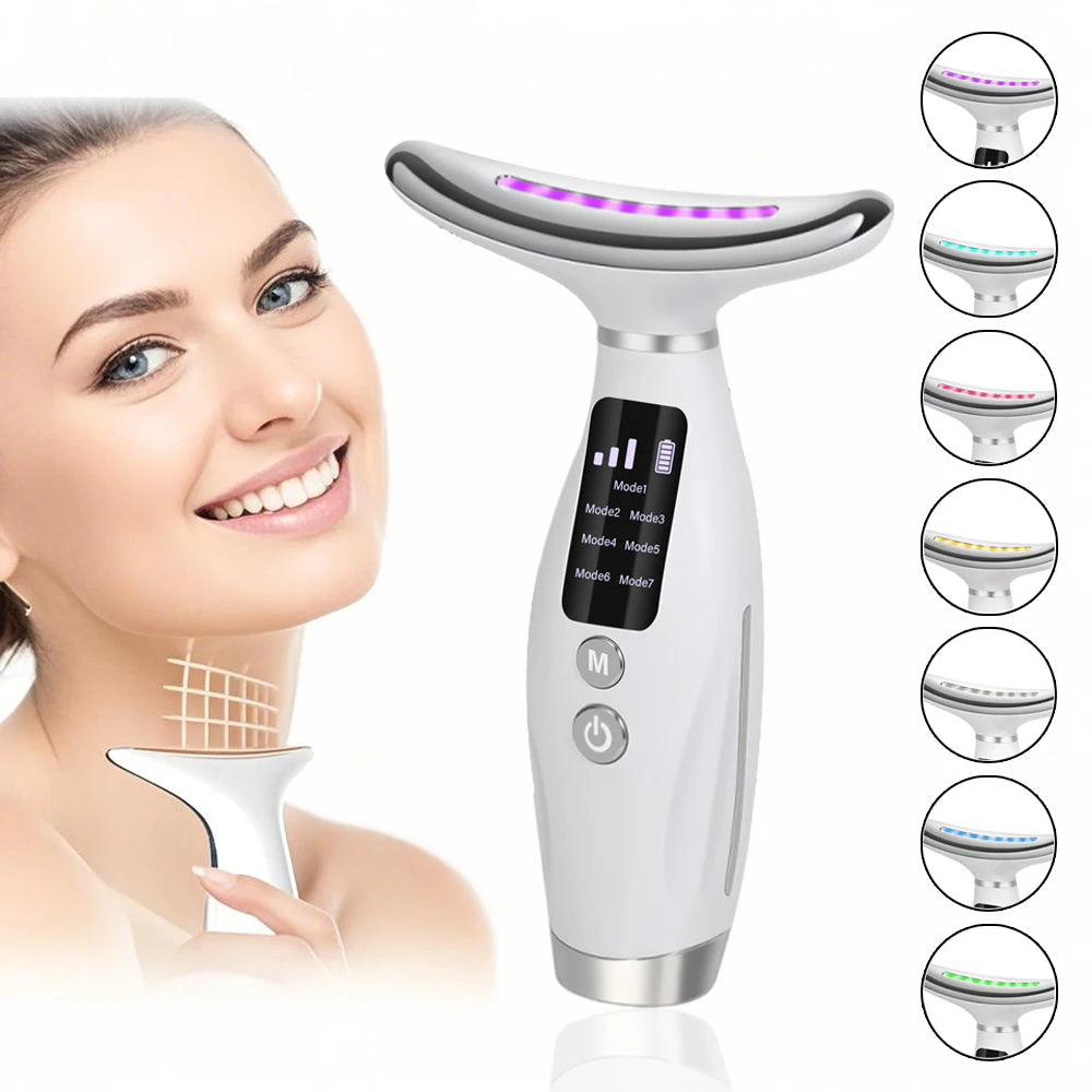 7 Color Facial Neck Massager