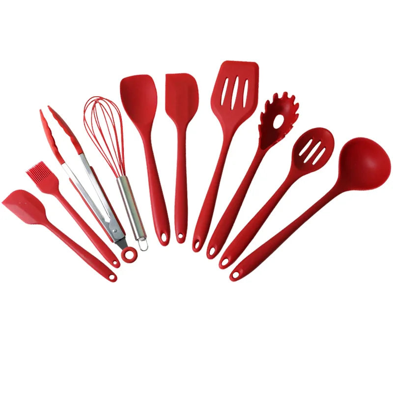 10 PCS Silicone Cookware Set||Kitchen Cooking Tools