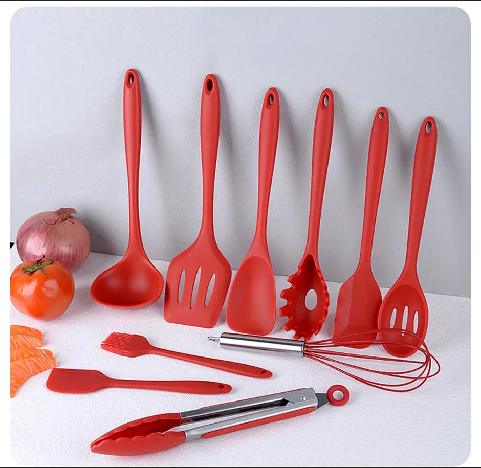 10 PCS Silicone Cookware Set||Kitchen Cooking Tools