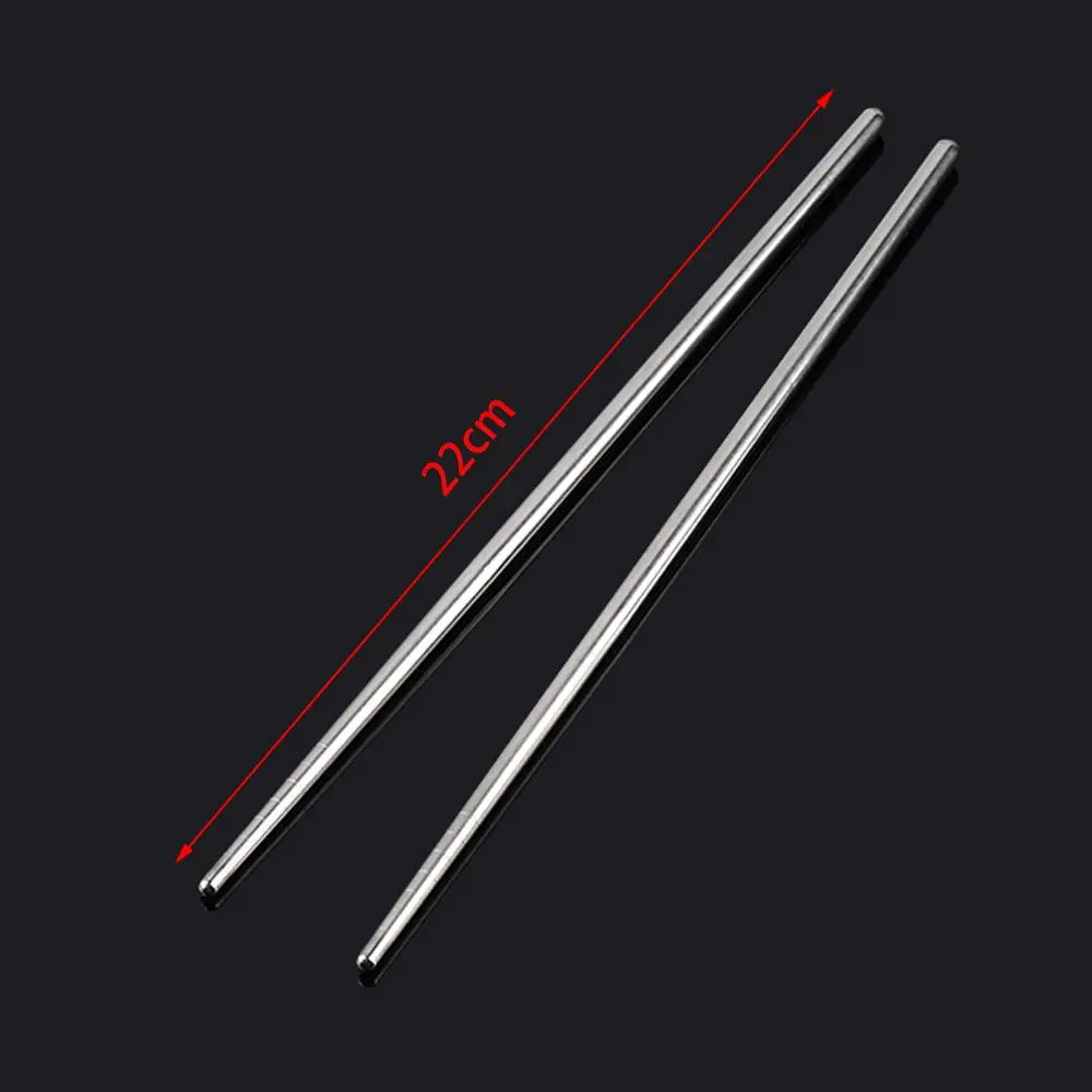 Chinese Hollow Chopsticks||Non-slip Stainless Steel Chop Stick