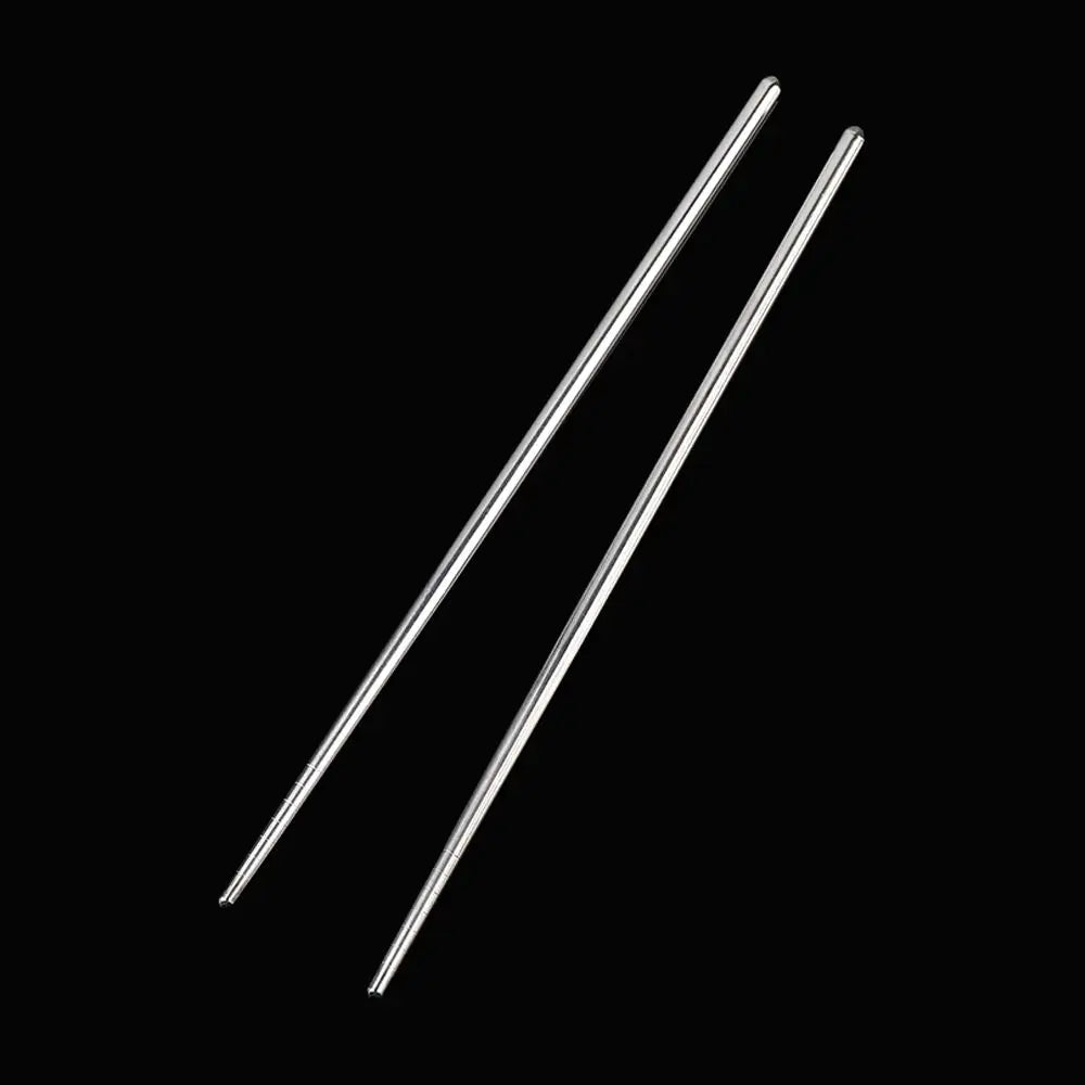 Chinese Hollow Chopsticks||Non-slip Stainless Steel Chop Stick