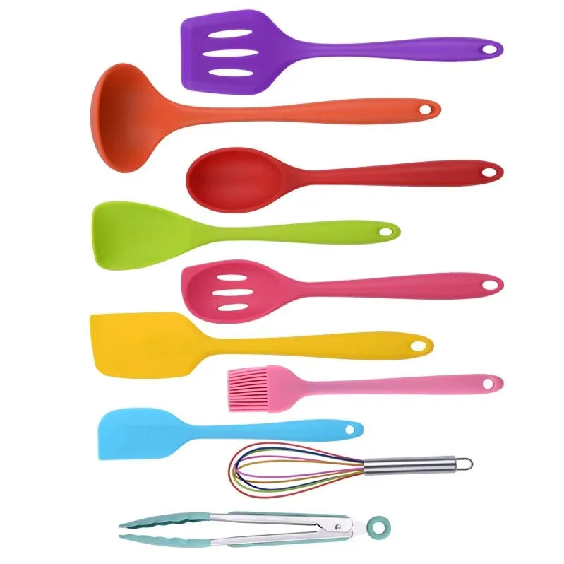 10 PCS Silicone Cookware Set||Kitchen Cooking Tools