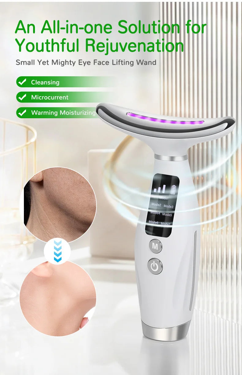 7 Color Facial Neck Massager