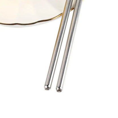 Chinese Hollow Chopsticks||Non-slip Stainless Steel Chop Stick