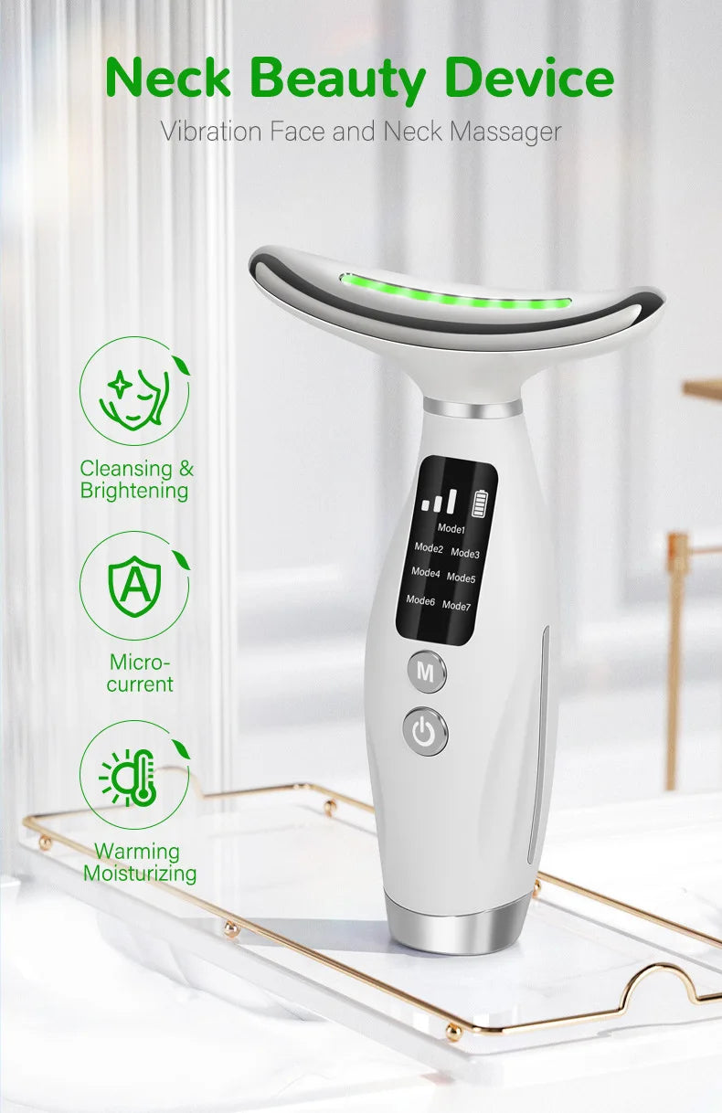 7 Color Facial Neck Massager