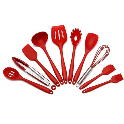 10 PCS Silicone Cookware Set||Kitchen Cooking Tools