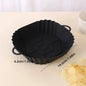 1Pc Silicone Air Fryer Pot Tray with Handle
