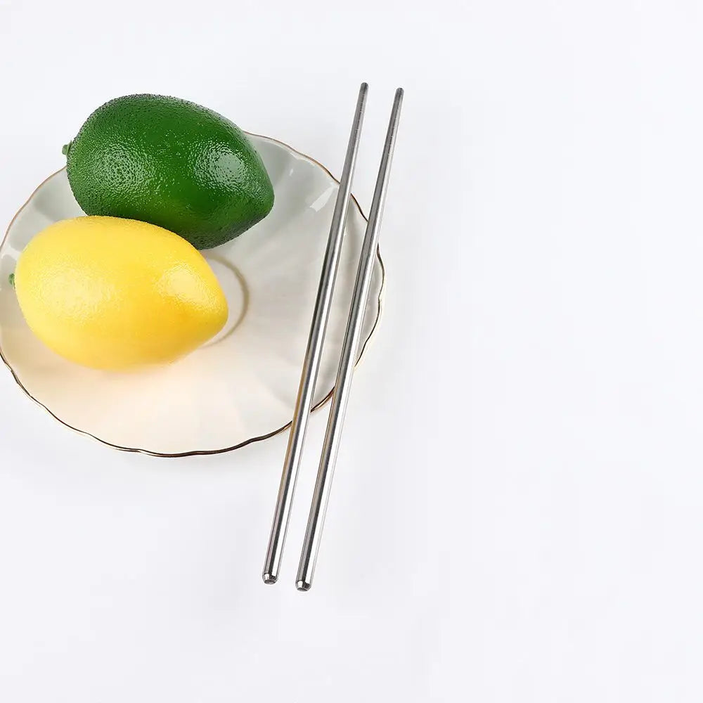Chinese Hollow Chopsticks||Non-slip Stainless Steel Chop Stick