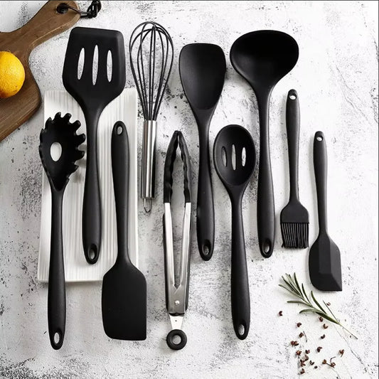 10 PCS Silicone Cookware Set||Kitchen Cooking Tools