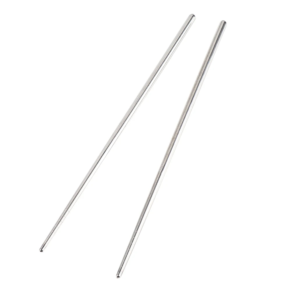Chinese Hollow Chopsticks||Non-slip Stainless Steel Chop Stick